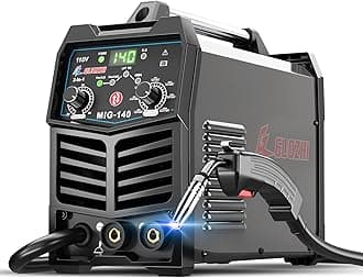 GZ GUOZHI 140A MIG Welder, 3 in 1 Welder FLUX MIG/ARC/Lift TIG Multi-Process Mig Welder, 110V Welding Machine, Welder Machine 110v Flux Core Welder with Welding Gun