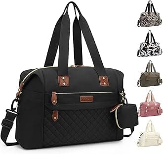 Diaper Bag Tote, Diaper Baby Bags with Pacifier Case, Shoulder Straps, Stroller Clips, Waterproof Large Mommy Maternity Travel Baby Tote for Mom and Dad, black