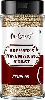 La Casa Brewer's Yeast for Winemaking | High Tolerance upto 15% ABV | 100g |