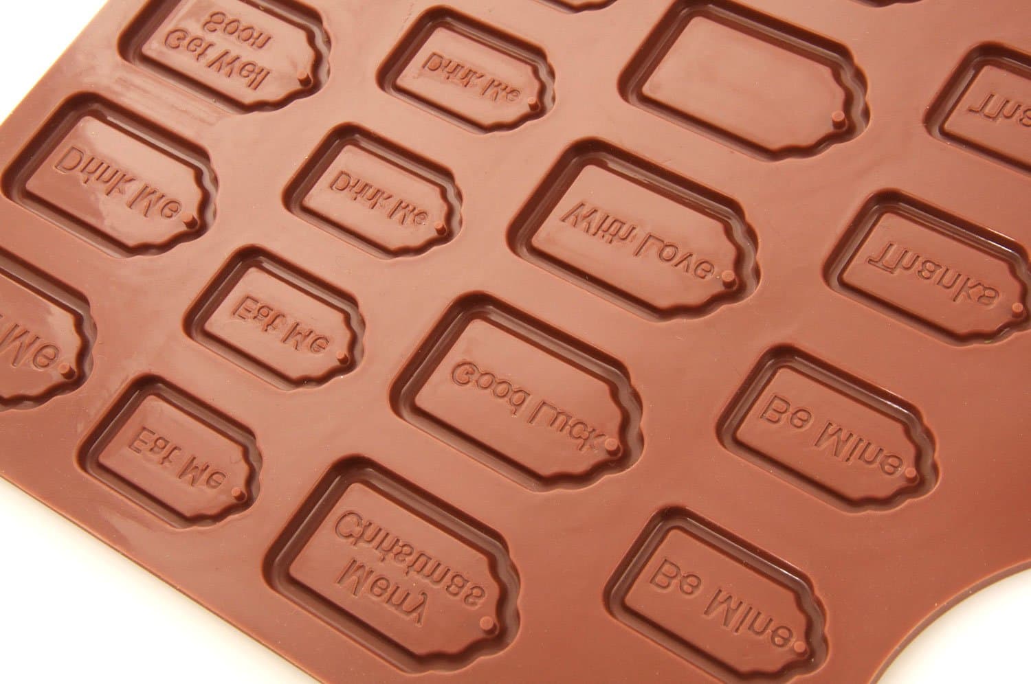 Silicone Mould to Make 20 Small Chocolate Gift Tags
