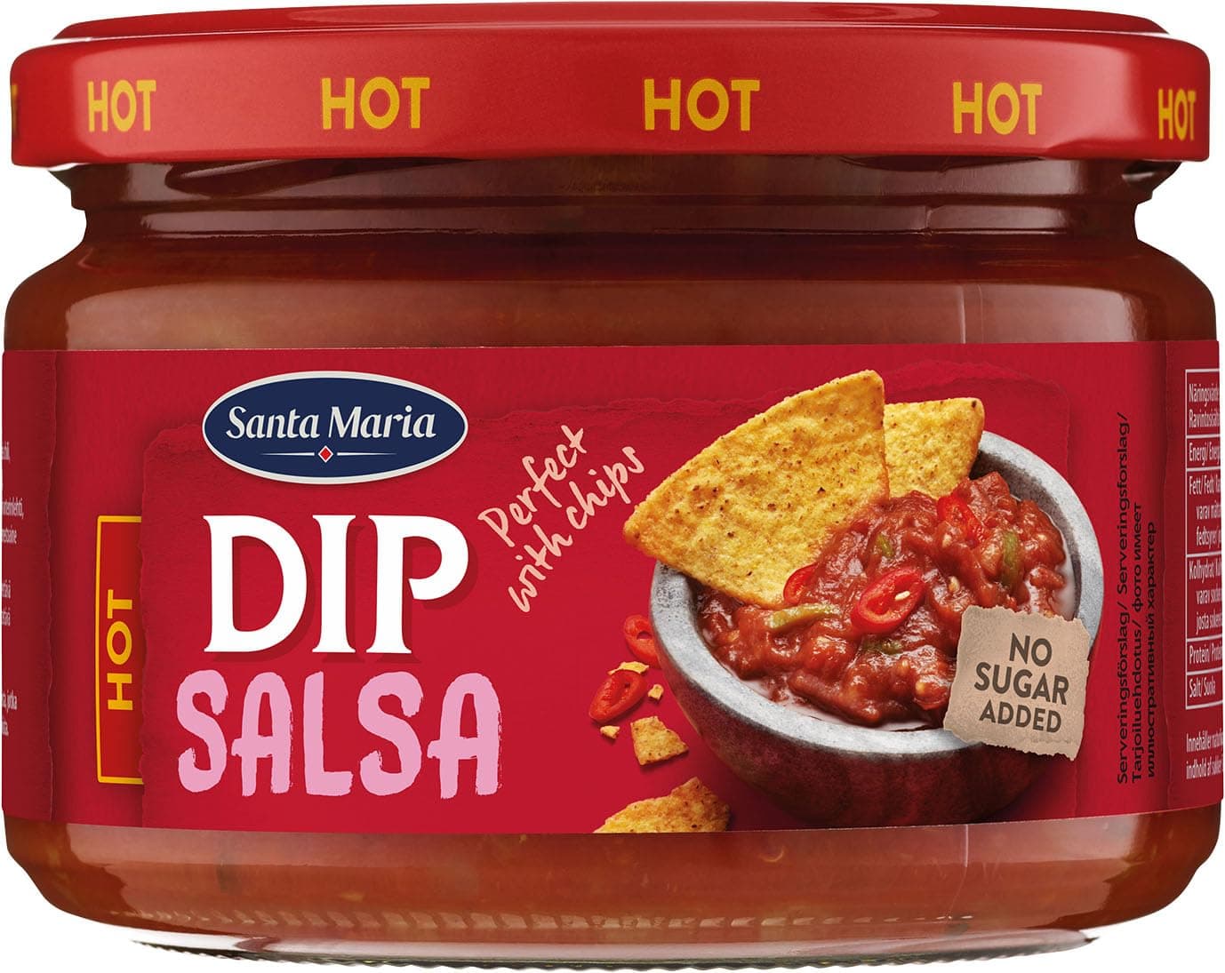 Santa Maria Dip Salsa Hot 250G