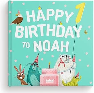 Wonderbly Personalized 1st Birthday Gift - Happy Birthday to You - Personalized Book for Kids (Hardcover)
