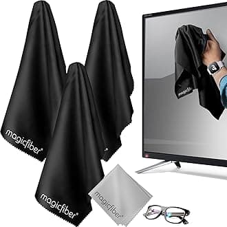 MagicFiber Extra Large Microfiber Cleaning Cloth - Premium Cloth for TV Screens, Windows, Mirrors, Glasses, Lenses, VR, Computers, Monitors, & More