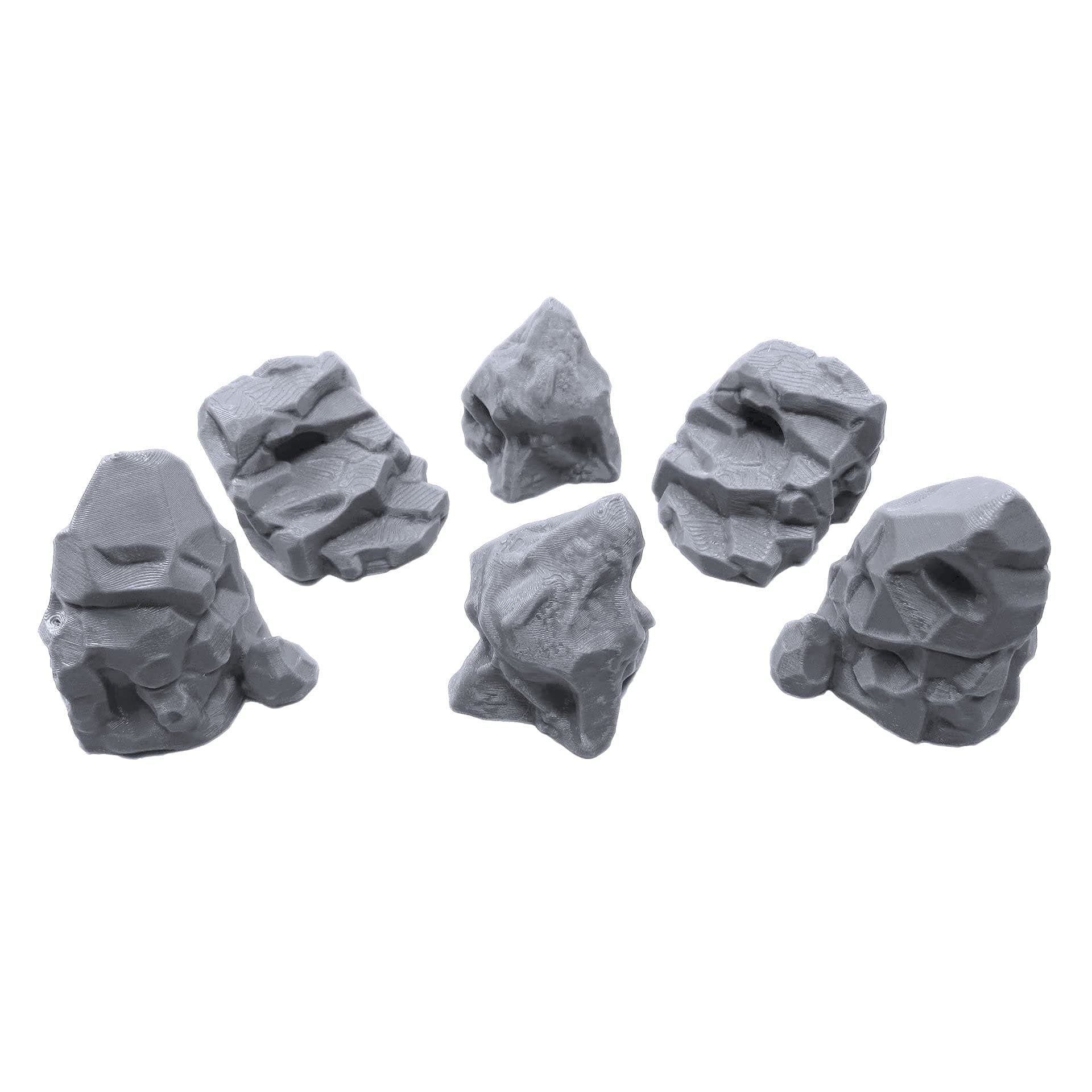 EnderToys Stone Boulder Bundle - DND Terrain - 28mm Scenery - Roughly 1.5–2.5 Inch Rocks
