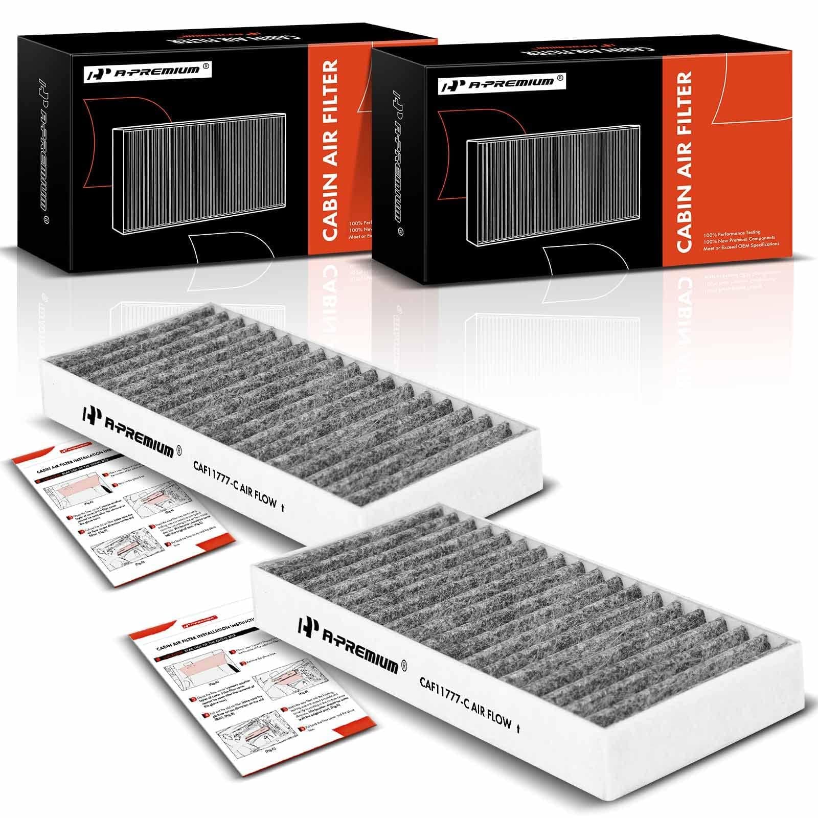 A-Premium Cabin Air Filter Replacement for Jeep Wrangler 2011-2017 Wrangler JK