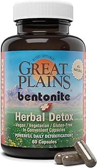 Great Plains Bentonite + Herbal Detox, 60 Capsules