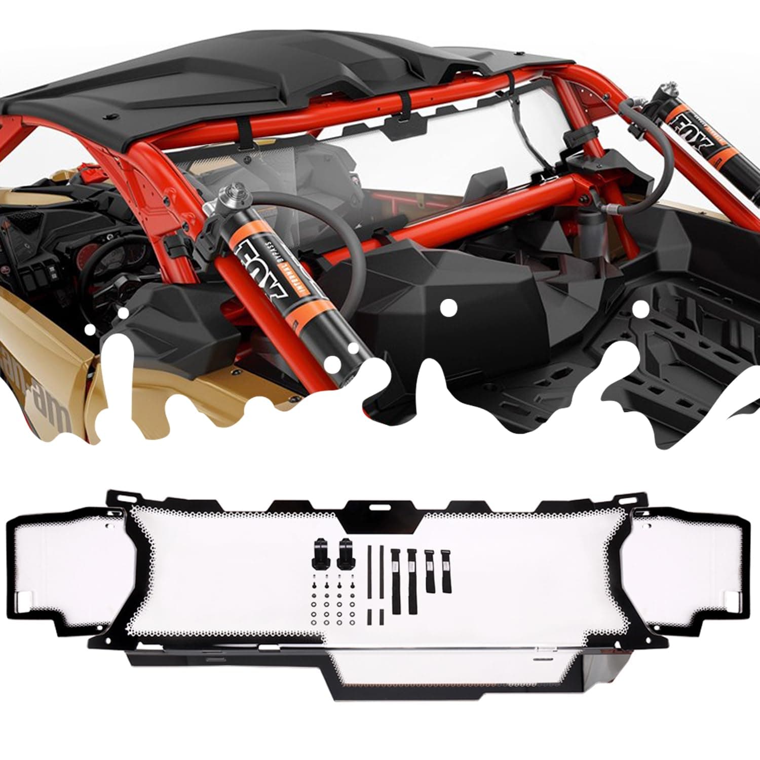 ELITEWILL Maverick X3 Rear Windshield X3 Back Window Clear OEM Style Compatible with Can-Am Maverick X3/ X3 Max 2017 2018 2019 2020 2021 2022 2023 Replace OEM #715006387