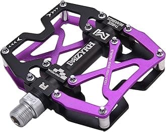 MZYRH Mountain Bike Pedals, Ultra Strong Colorful CNC Machined 9/16" Cycling Sealed 3 Bearing Pedals