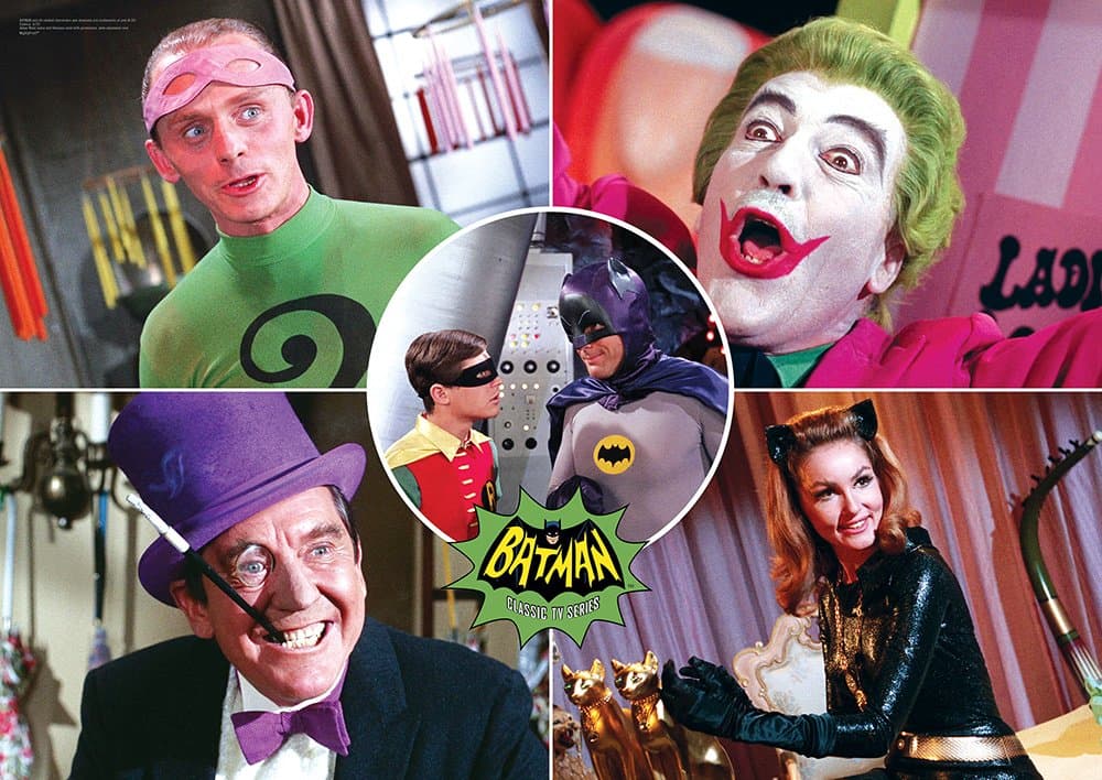 MIGHTYPRINT DC Comics – Batman Classic – TV Series – The Rogues – Unique Wall Art – 17” x 24” – NOT MADE OF PAPER - TV Collectible MP24170122