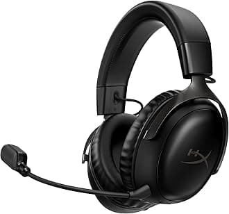 HyperX Cloud III Wireless – Gaming Headset for PC, PS5, PS4, up to 120-hour B...