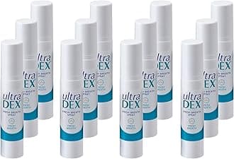 UltraDEX Fresh Breath Oral Spray 12 X 9 ml, White, 9 ml (Pack of 12)