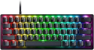 Huntsman V3 Pro Mini 60% Gaming Keyboard: Analog Optical Switches w/Rapid Trigger & Adjustable Actuation - Onboard Adjustments - Dual-Purpose Mod Keys - Doubleshot PBT Keycaps - Black