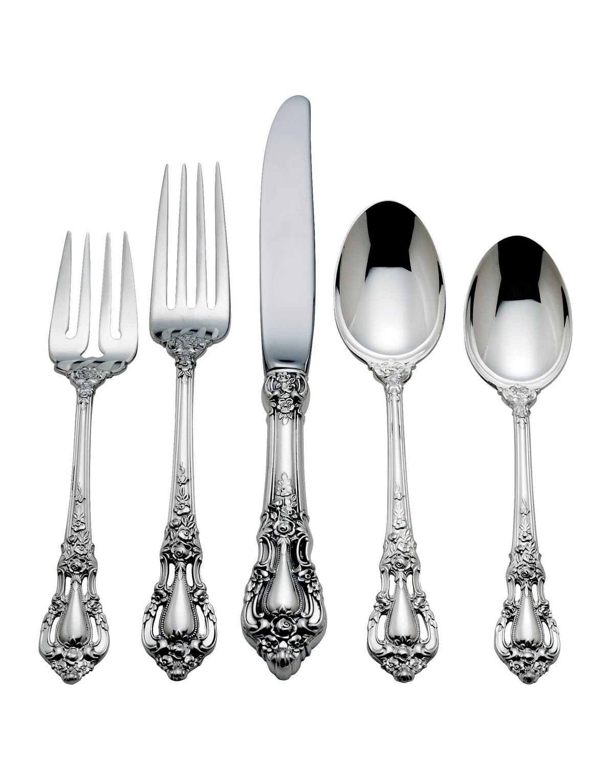 Lunt Eloquence Sterling Silver 5-Piece Place Setting, Dinner Size
