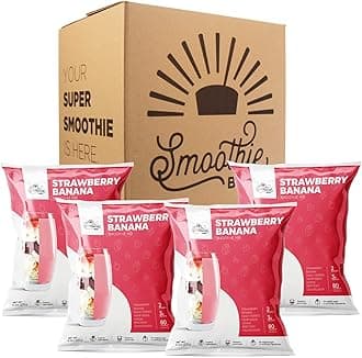 SmoothieBox - Blender Ready Frozen Smoothie Pouches (StrawberryBananna)