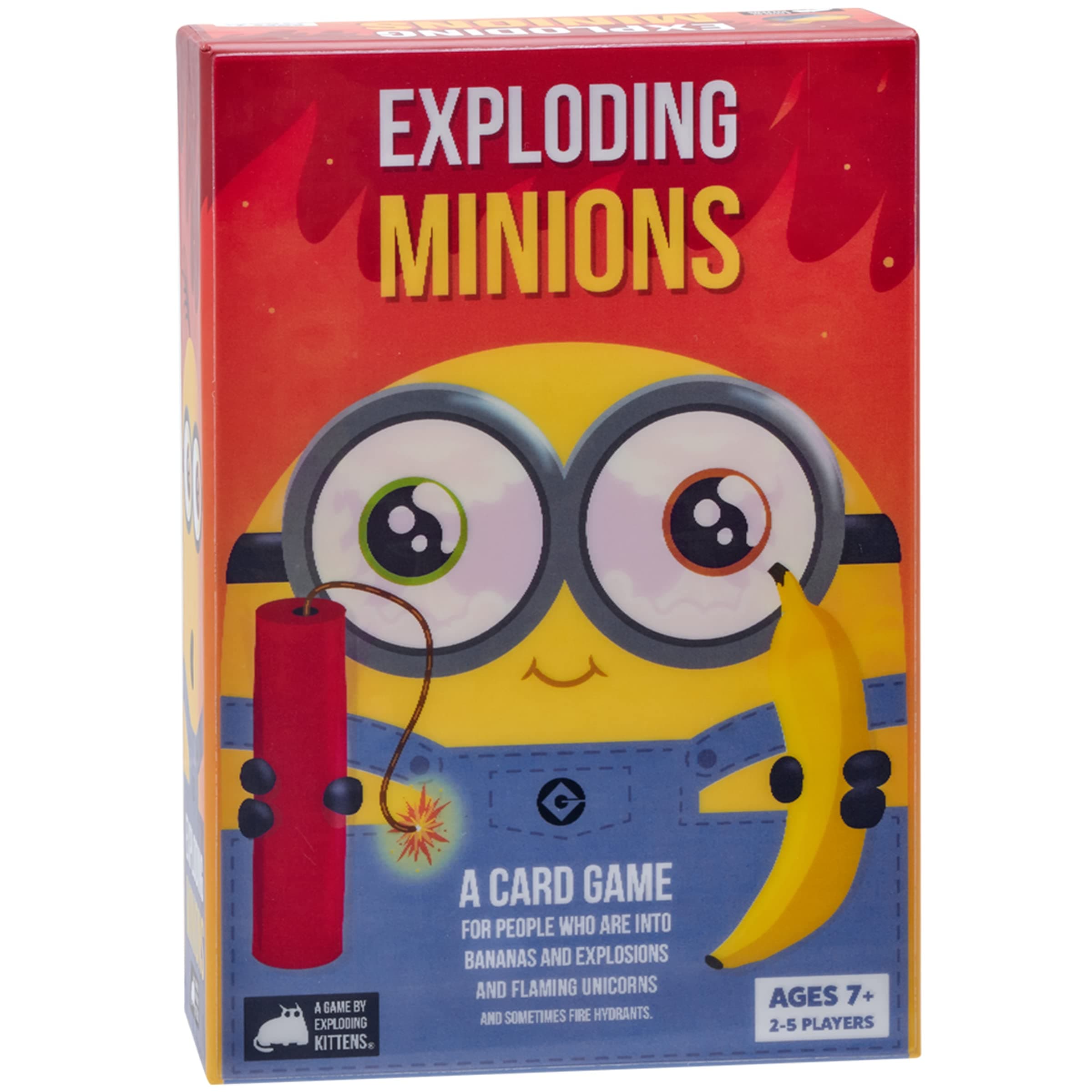Exploding Minions by Exploding Kittens - 2-5 Players - Ages 7+ - 15 Minutes to Play - Minions Themed High Stakes Card Game - Party Game, Ideal for Family Night, Kid and Adult