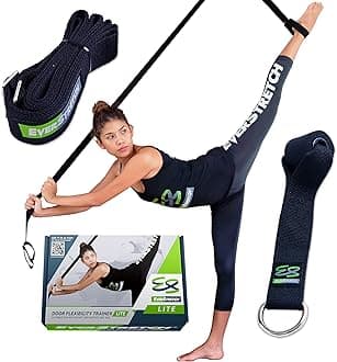 EverStretch Leg Stretcher LITE: Get Flexible with Over The Door Flexibility Trainer | Stretching Equipment for Ballet, Dance, Martial Arts, Cheerleading & Gymnastics | Your Portable Split Machine