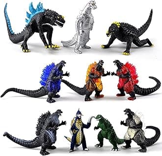De-Lite Action Figures Pvc Anime Movable Collectible Model Statue Toys (Godzi...