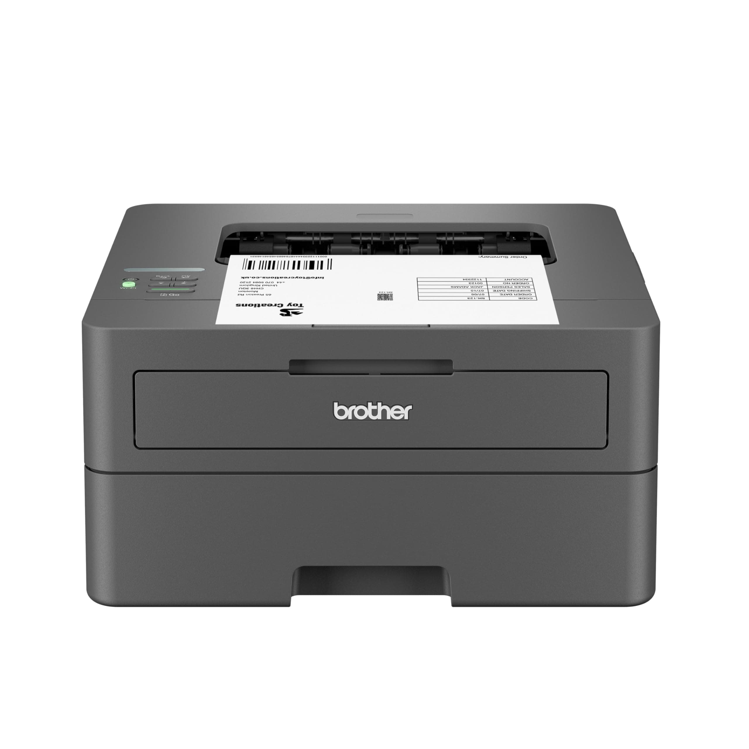 HL-L2405W Wireless Compact Monochrome Laser Printer with Mobile Printing, Black & White Output | Includes Refresh Subscription Trial(1), Works with Alexa
