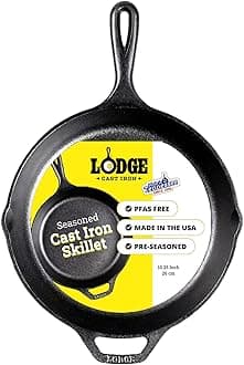Logic Skillet Black, Cast Iron, 10.25 Inch