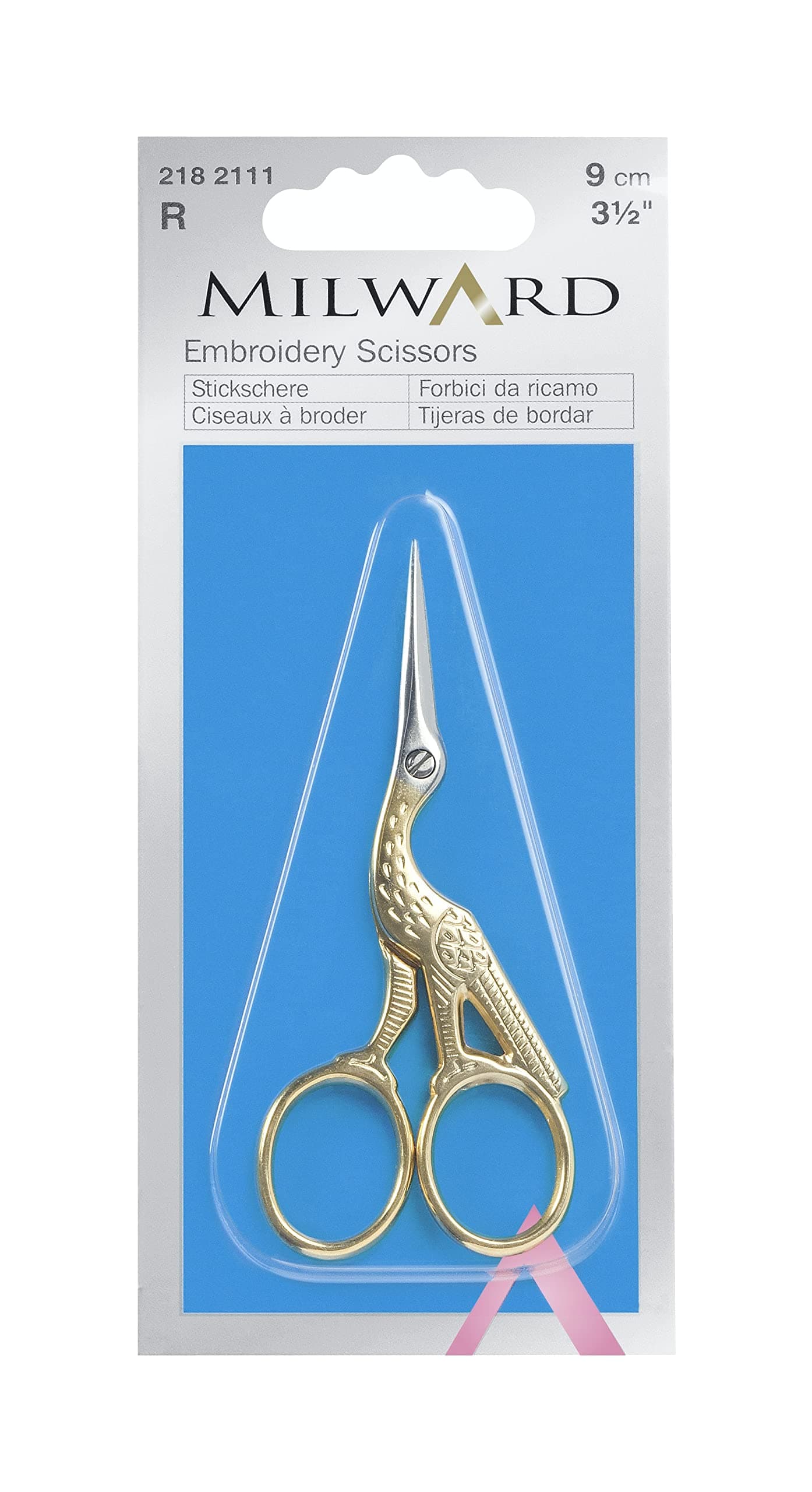 Milward2182111 9 centimetres Stork Embroidery Scissors