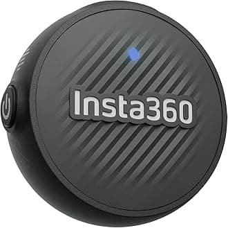 Insta360 Mic Air Transmitter, 7.9g Ultralight, Wireless Microphone, Noise Cancelling, Vlog, Streaming, Compatible X5/X4/X4 Air/Ace Pro 2/GO Ultra