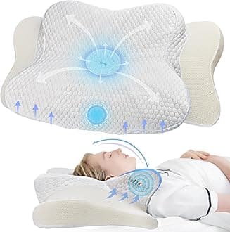 Cervical Pillow for Neck & Shoulder Pain Relief Sleeping - Ergonomic Contour Pillows - Memory Foam Pillow for Side, Back & Stomach Sleepers