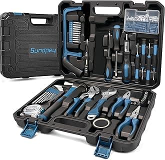 Sundpey Home Tool Kit 148PCs - Home Improvement Portable General Repair Basic...