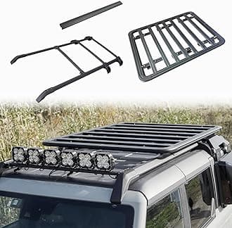 Extended Roof Rack Cross Bars & Roof Platform & Front Cross bar for 2021-2024 Ford Bronco 4Door Hard Top Rooftop Cargo Accrssories Luggage Rack (Except Bronco Sport)