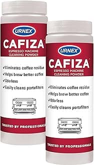 Urnex Cafiza Professional Espresso Machine Cleaning Powder 566 grams (2 Pack) - Made in USA