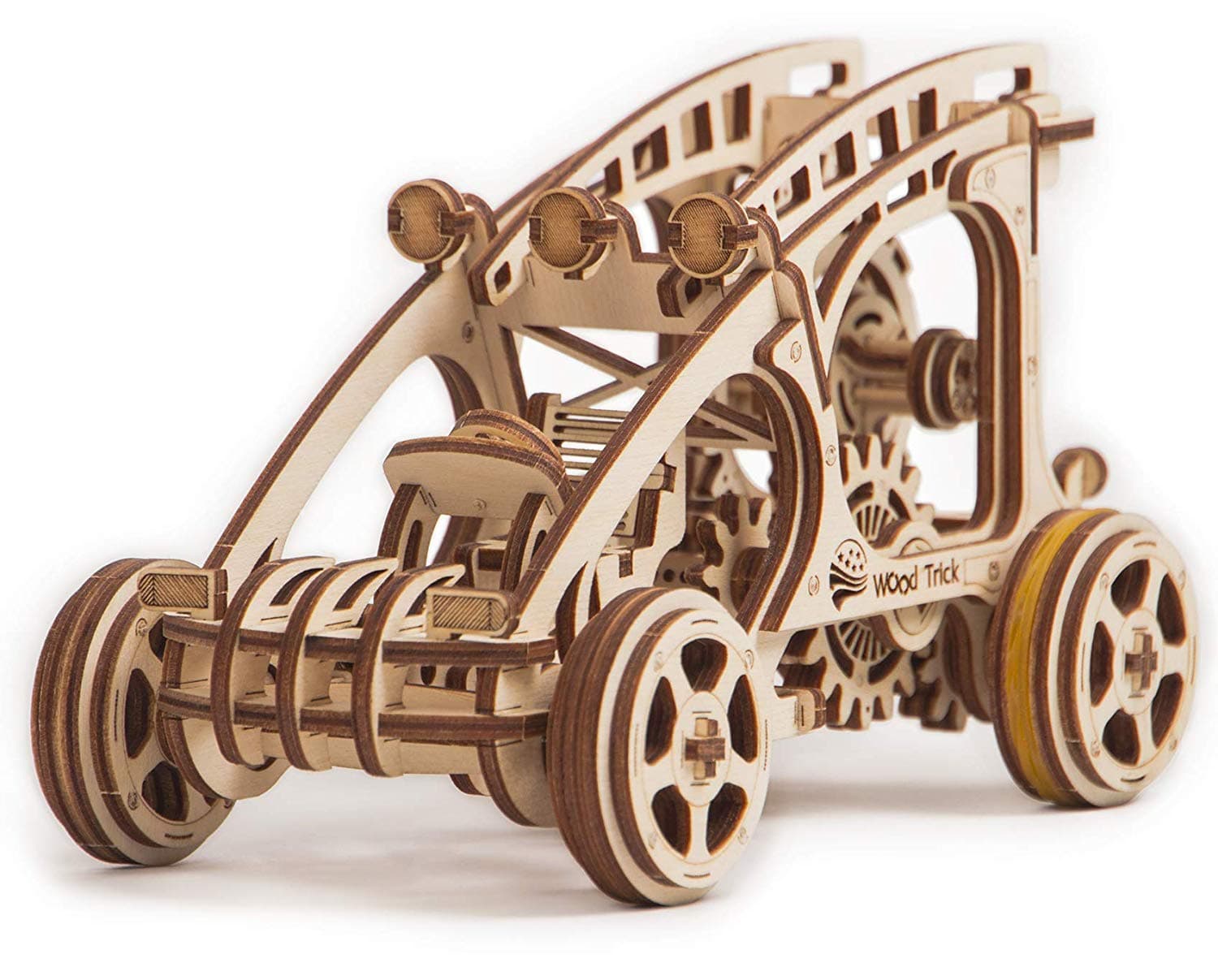 Dune Buggy Toy Car Mini, Wooden Dune Buggy Model Kit Mechanical Model to Build - Wooden Car Toys - 3D Wooden Puzzle, Assembly Toys, ECO Wooden Toys, Best DIY Toy - STEM Toys for Boys and Girls