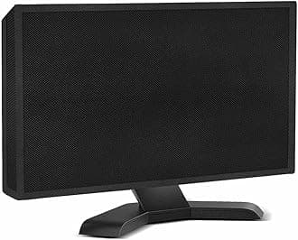Cranique Dust Proof LCD / LED Monitor Cover for 27" Dell | HP | LG | Lenovo | Samsung | Acer | BenQ 27 Inch (Black)
