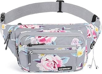 Fanny Packs For Women & Men Waist Pack Hip Bum Bag with Multi-Pockets Large Capacity Waterproof , for Disney Traveling Casual Cycling Running Hiking