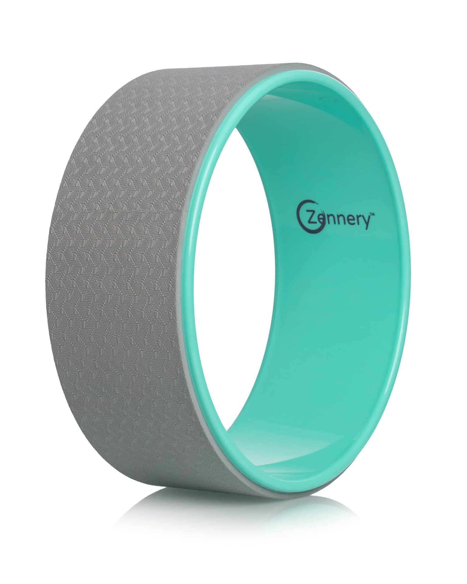 Zennery Yoga Wheel (Gray with Teal Pipe)