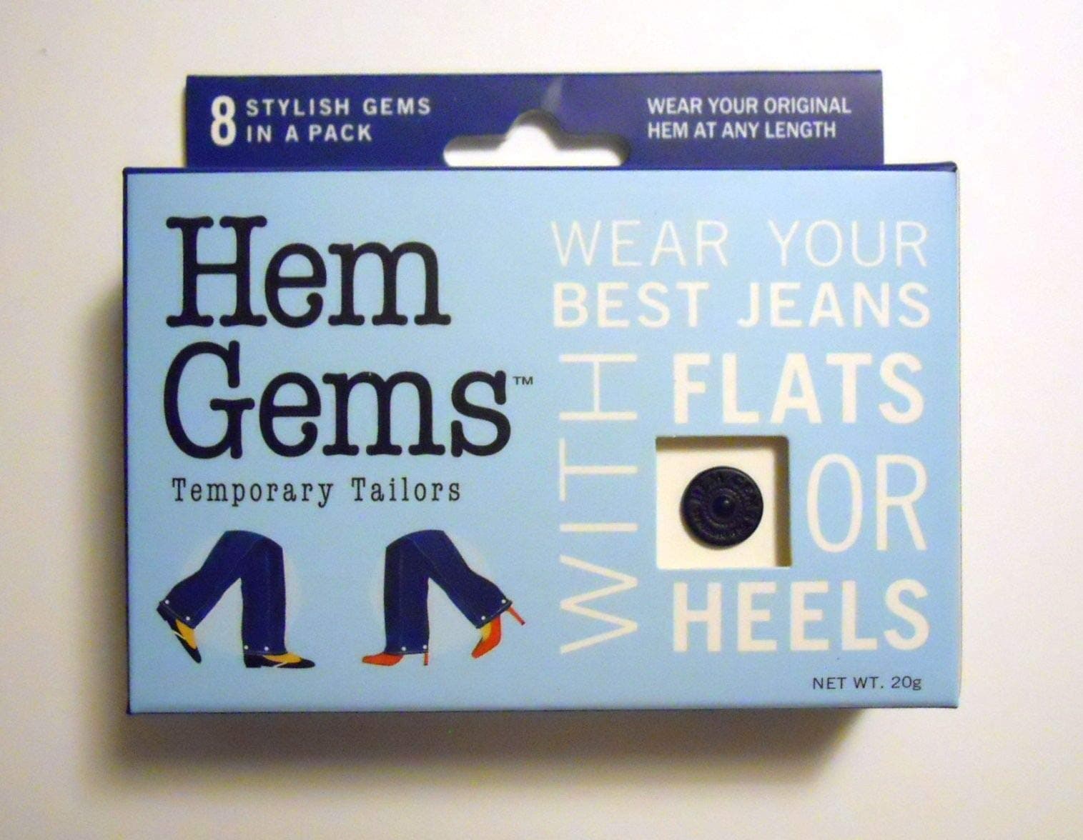 Hem Gems for Temporary Hemming - Classic Rivet - Black Color