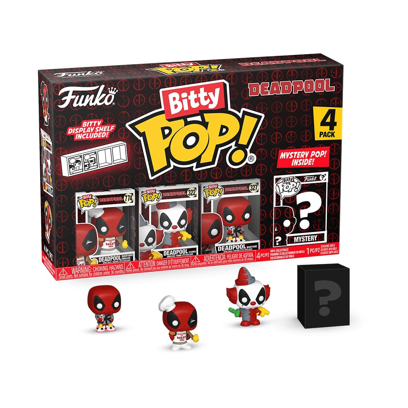 Funko Bitty Pop! Deadpool Figures 4-Pack