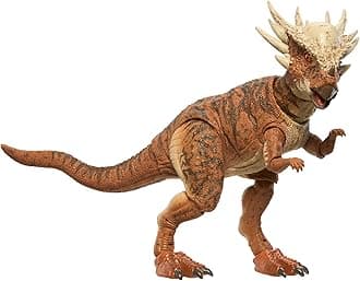Mattel Jurassic World Hammond Collection Stygimoloch, Children's Figure, Dinosaur Toy, Articulated, Large, Total Length: Approx. 7.8 inches (19.8 cm), Ages 8 and Up, Brown JDJ10