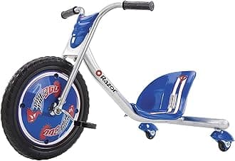 RipRider 360 Caster Trike for Kids Ages 5+ - Lightweight, Rubber Handlebars, Steel Frame, for Riders up to 160 lbs