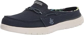 Skechers Women's On-The-go Flex-Salt Water Boat Shoe, Navy, 6.5 UK