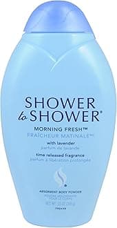 Shower to Shower, Absorbent Body Powder Morning Fresh, 13 oz