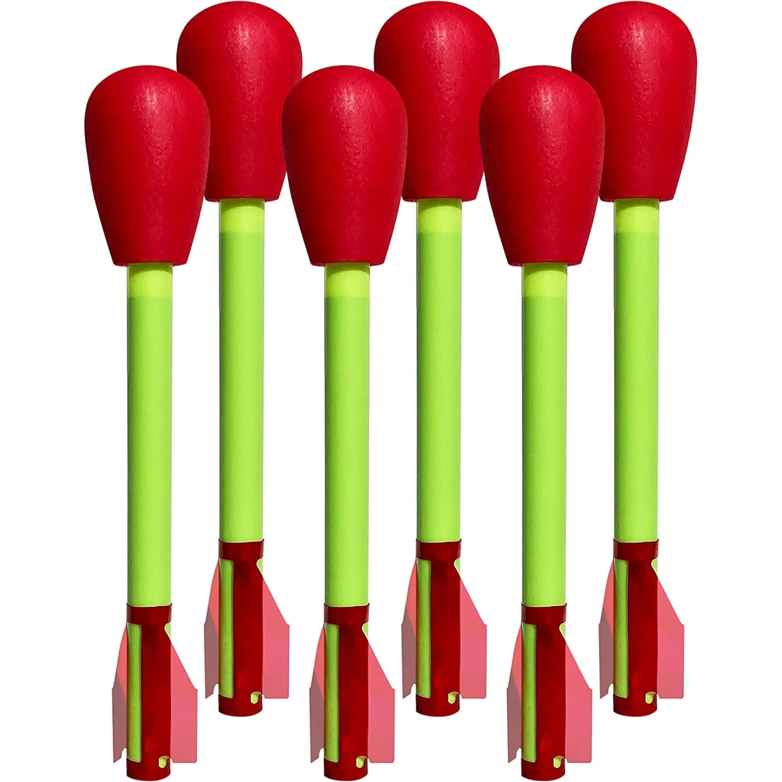Botabee Rocket Refills for Kids - Toy Rocket Launcher Refill Kit - Air Blast Foam Rockets for Toddlers and Children - Rockets Foam Replacement - Toddler Air Blaster Toys - Ideal Kids Gifts (6 Pack)
