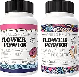 She Juicy Vaginal Moisturizer & Passion Pills Libido Booster – Feminine Care Bundle for Libido Support, Moisture, & Vaginal Health – All Natural, Vegan, Cruelty-Free – Made in USA