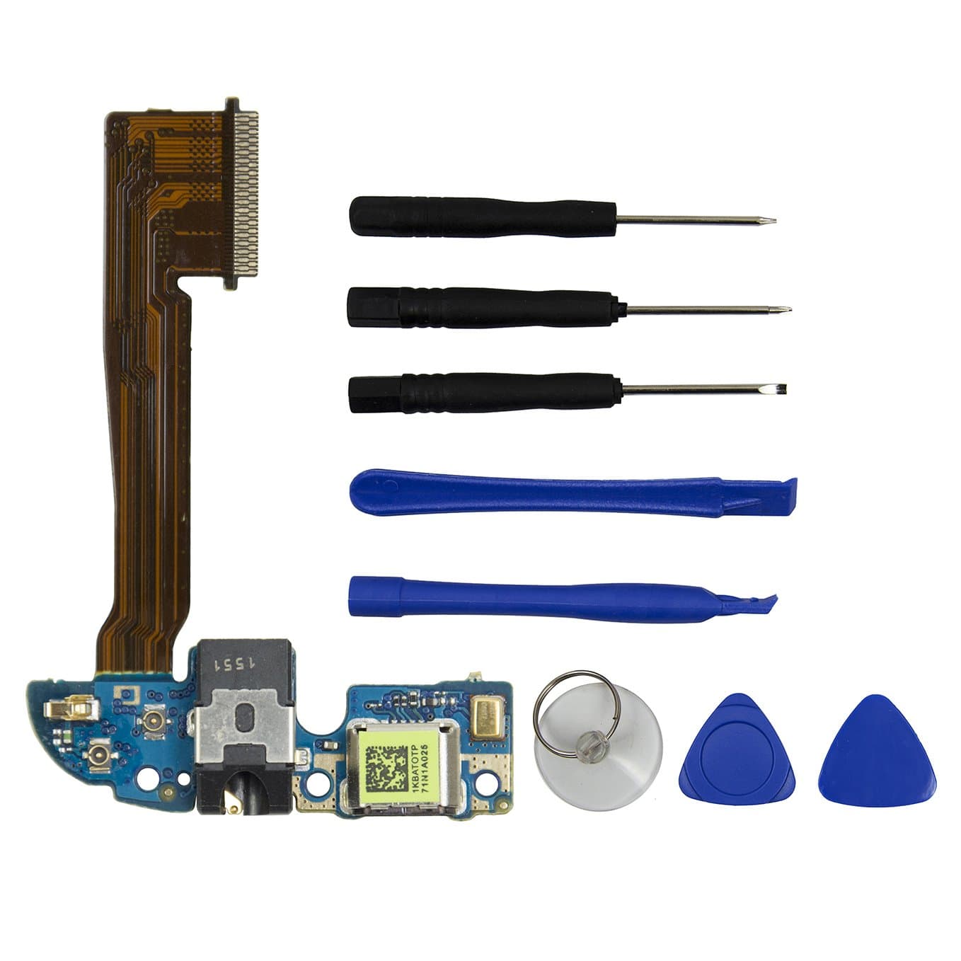 HTC One M8 (Double Pin) Charger Charging Port Flex Cable Dock Connector USB Port Repair Part + Tool Kit