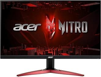 Acer Nitro 23.8" Full HD 1920 x 1080 PC Gaming IPS Monitor | AMD FreeSync Premium | 180Hz Refresh | Up to 0.5ms | HDR10 Support | 99% sRGB | DisplayPort 1.2 & 2.0 x HDMI | KG241Y M3 biip