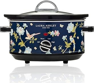 VQ - Laura Ashley 3.7 Quart Slow Cooker - Elveden Navy