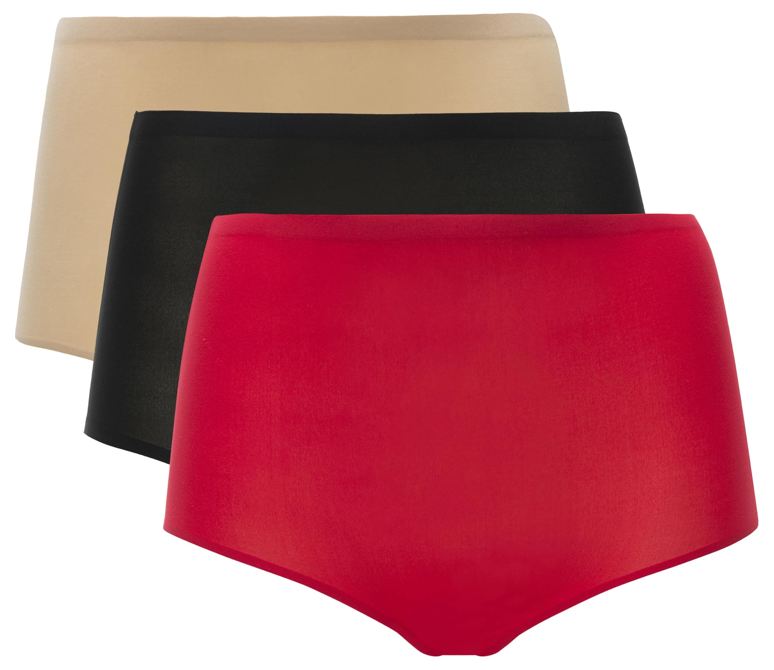 ChantelleWomen's Soft Stretch One Size Seamless Brief (3-Pack)