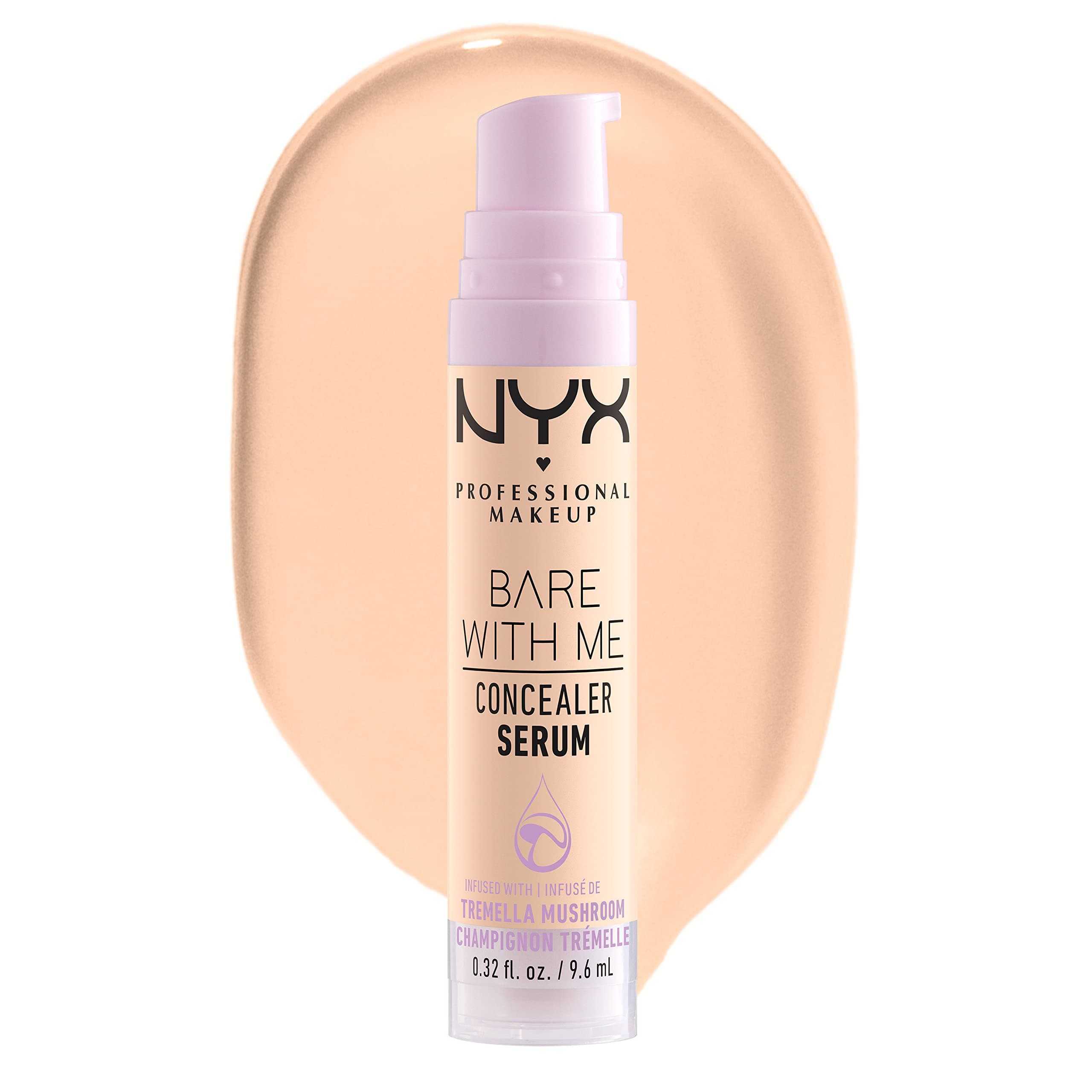 Bare With Me Concealer Serum, Concealer Makeup For Up To 24Hr Hydration - Fair