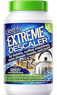 Extreme Descaler for Kettles, Coffee Machines, Shower Heads, Irons, and More! (1 Litre) - Super Strong Descaler Liquid Product Name