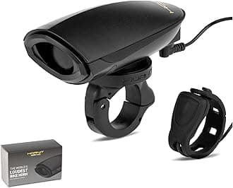 Hornit dB140 Bike Horn, Upgraded V3 Model, World's Loudest Bicycle Horn for Increased Rider Safety, Remote Trigger and Upgraded Mounting System Included