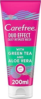 Duo Effect Daily Intimate Wash with Green Tea and Aloe Vera, 200ml, Feminine Wash for Women