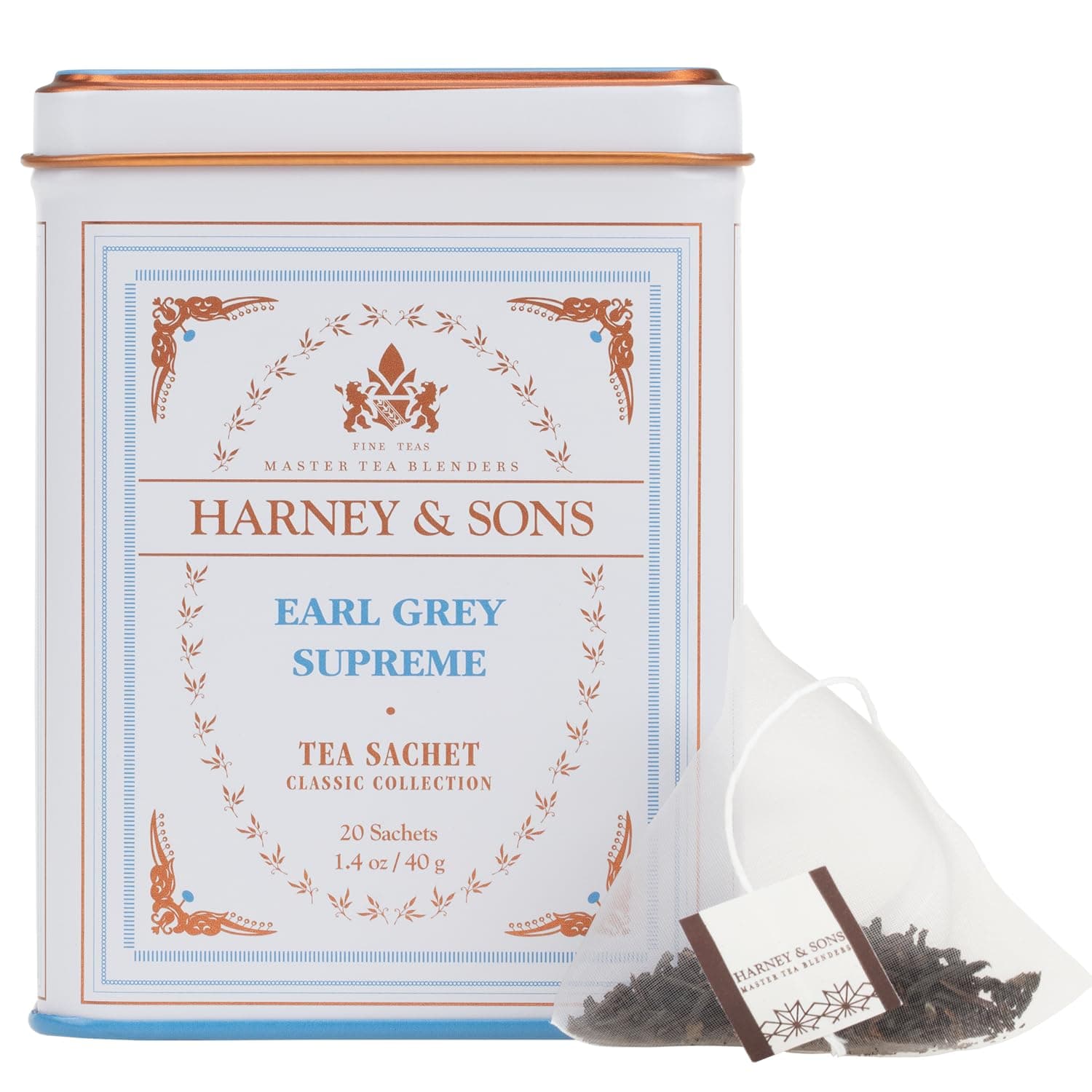 Harney & Sons Earl Grey Supreme, Black Tea, 20 Sachets